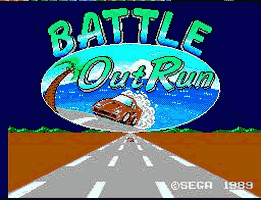 Battle OutRun Title Screen